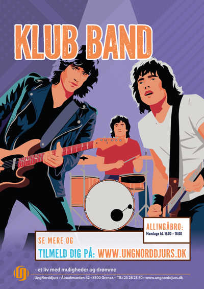 Klubband plakat