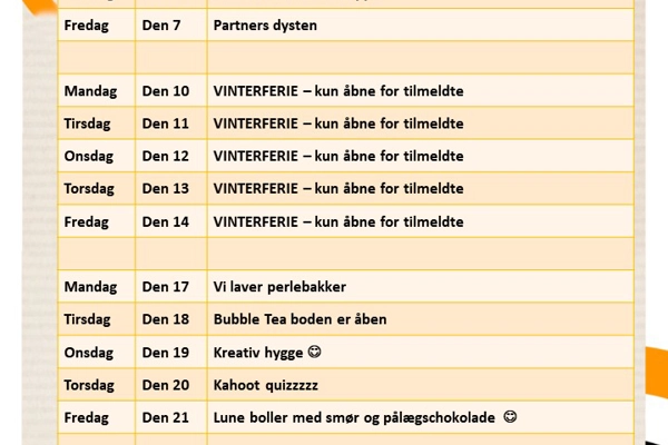 Juniorklubben aktivitetsplan feb.2025